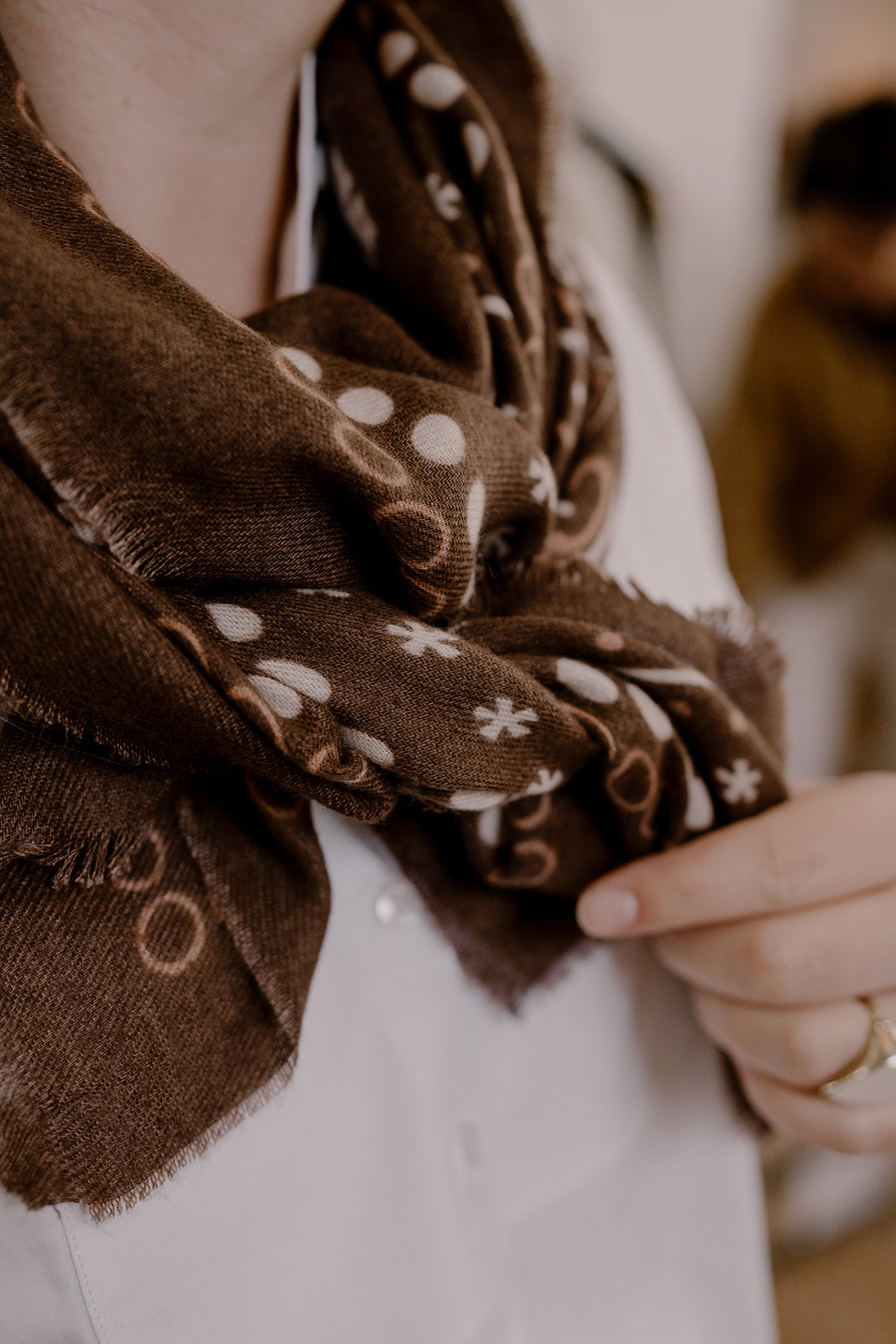 Echarpe Bandana Chocolat