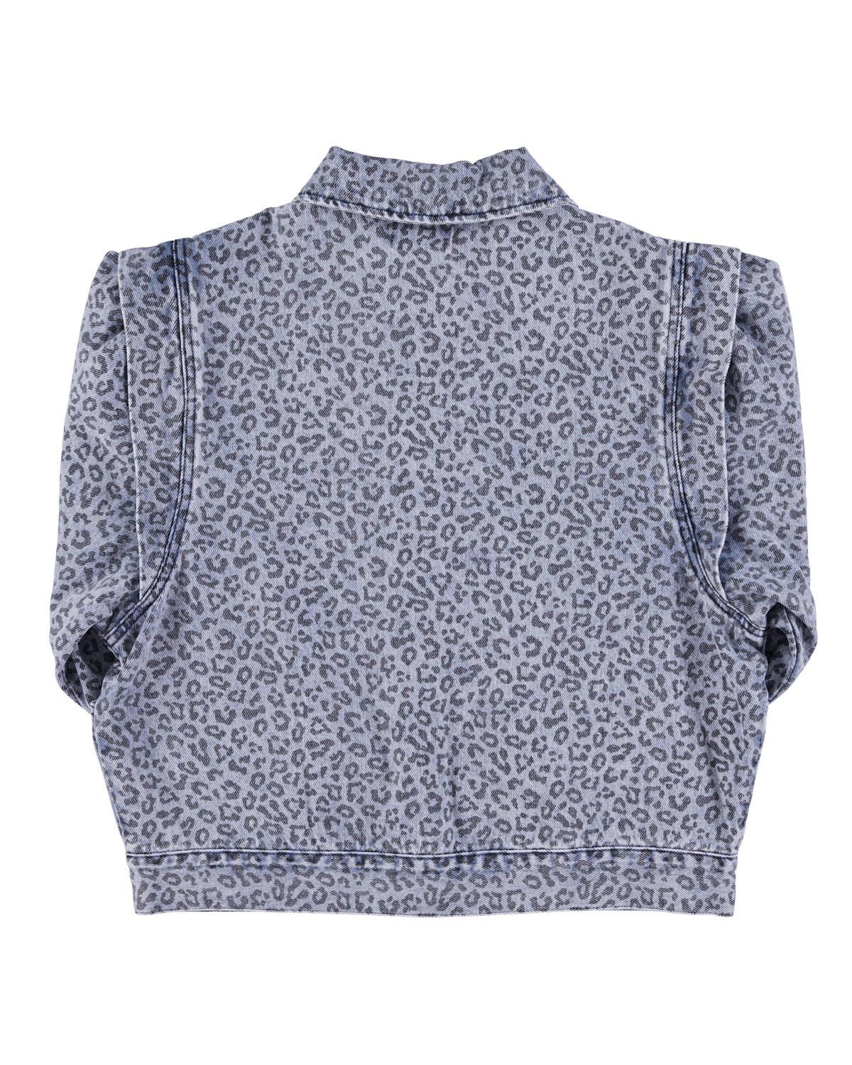 Veste Imprimée Animal Washed Blue Sisters Department