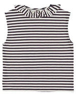 Charger l&#39;image dans la galerie, Débardeur Natalie Cheesy Saucy Crispy Rayé Noir Sisters Department
