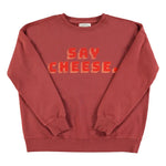 Charger l&#39;image dans la galerie, Sweat-Shirt Say Cheese Bordeaux Sisters Department
