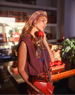 Charger l&#39;image dans la galerie, Débardeur Los Amici Sisters Aubergine Department
