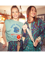 Charger l&#39;image dans la galerie, Veste Multicolor Pattern Vert Sisters Department
